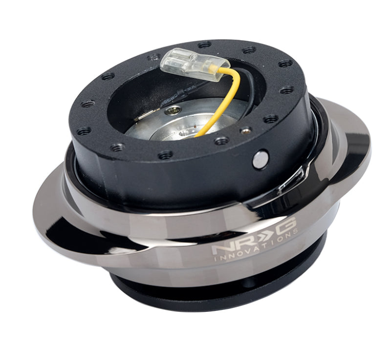 Load image into Gallery viewer, NRG Quick Release Kit - Black Body/ Black Chrome Oval Ring
