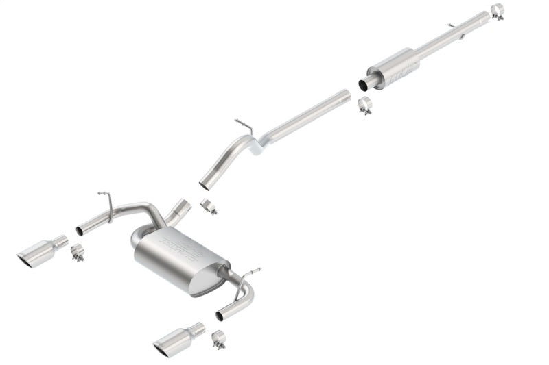 Load image into Gallery viewer, Borla 12-16 Jeep Wrangler JK 3.6L AT/MT 4Wheel 4dr Truck Single Split Rear Exit Catback Exhaust
