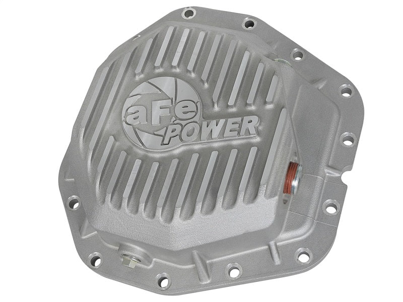 Load image into Gallery viewer, aFe Power Rear Diff Cover Raw Finish 2017 Ford F-350/F-450 V8 6.7L (td) Dana M300-14 (Dually)
