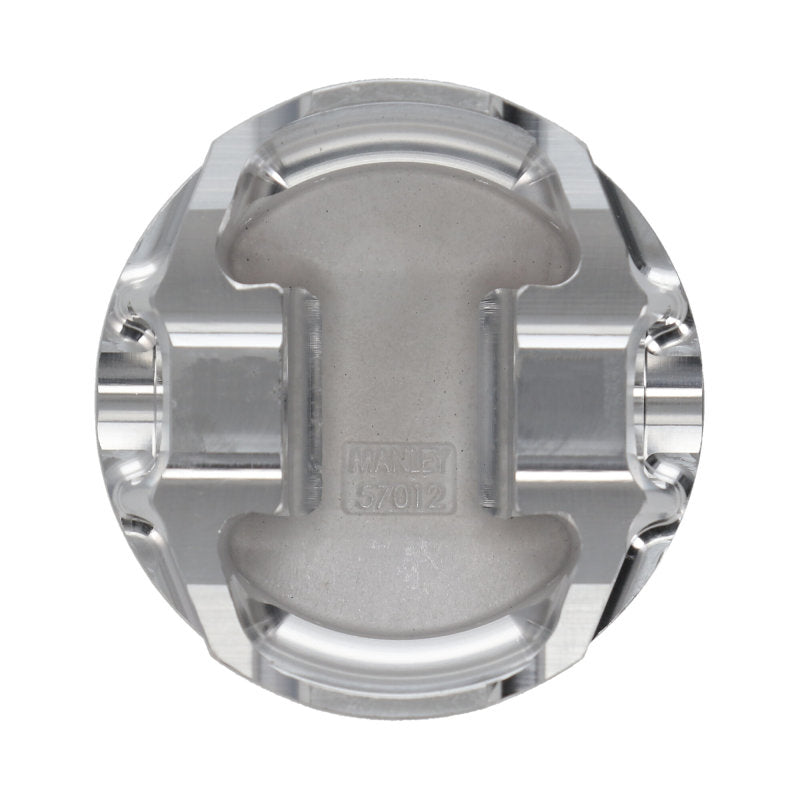 Load image into Gallery viewer, Manley 08+ Mitsubishi 4B11T 86mm STD -5cc Dome 9.0:1 CR Platinum Series Piston Set w/ Rings
