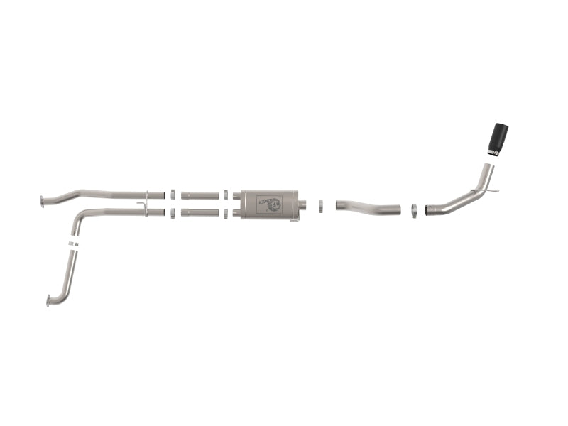 Load image into Gallery viewer, aFe MACHForce XP Exhausts Cat-Back SS-409 Nissan Titan XD 16-19 V8-5.6L - Black

