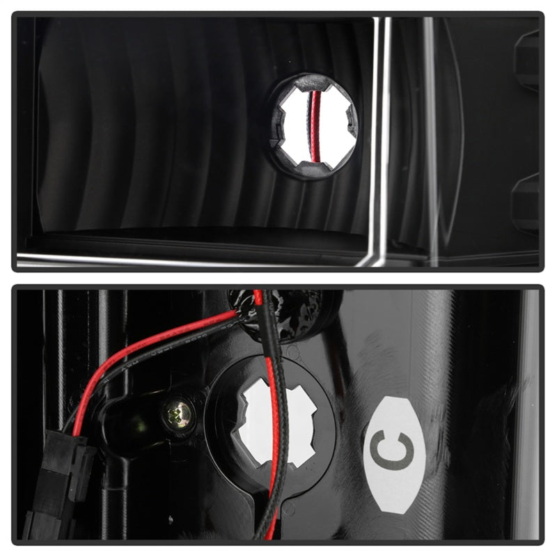 Load image into Gallery viewer, Spyder Chevy 1500 14-16 Light Bar LED Tail Lights All Blk ALT-YD-CS14-LBLED-BKV2
