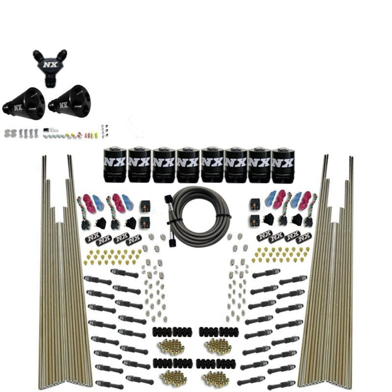 Load image into Gallery viewer, Nitrous Express 8 Cyl Dry Direct Port Four Stage 8 Solenoids Nitrous Kit (200-600HP) w/o Bottle
