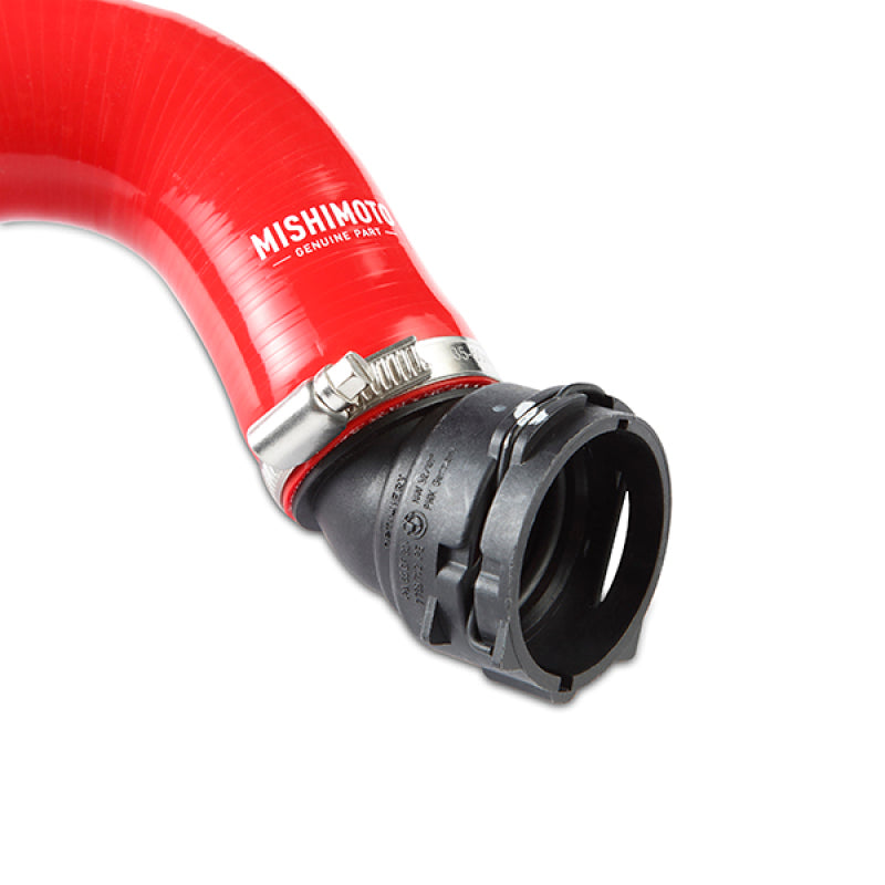 Load image into Gallery viewer, Mishimoto 15+ Ford Mustang GT Red Silicone Upper Radiator Hose
