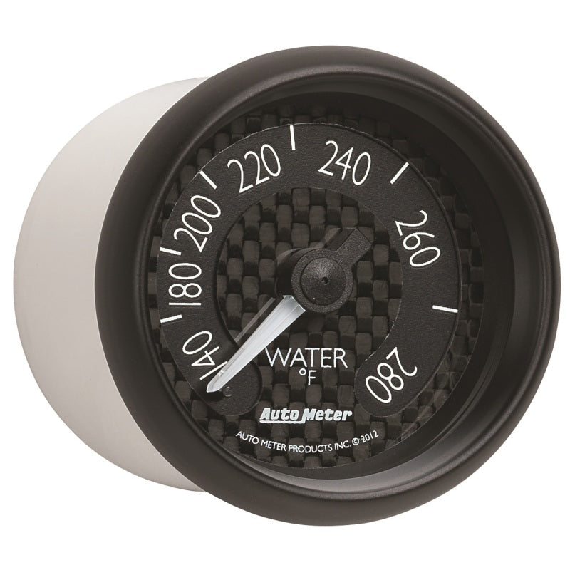 Load image into Gallery viewer, Autometer GT Series 52mm Mechanical 140-280 Deg F Water Temperature Gauge
