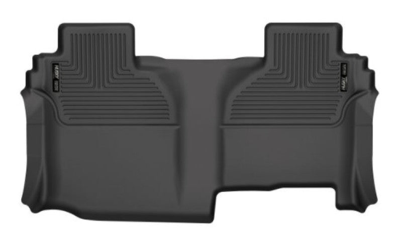 Load image into Gallery viewer, Husky Liners 19-21 Silverado/Sierra 1500/2500/3500 Double Cab X-ACT 2nd Seat Floor Liner - BLK
