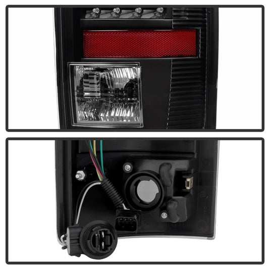 xTune Dodge Ram 02-06 1500 / Ram 2500/3500 03-06 LED Tail Light Black ALT-JH-DR02-LED-BK