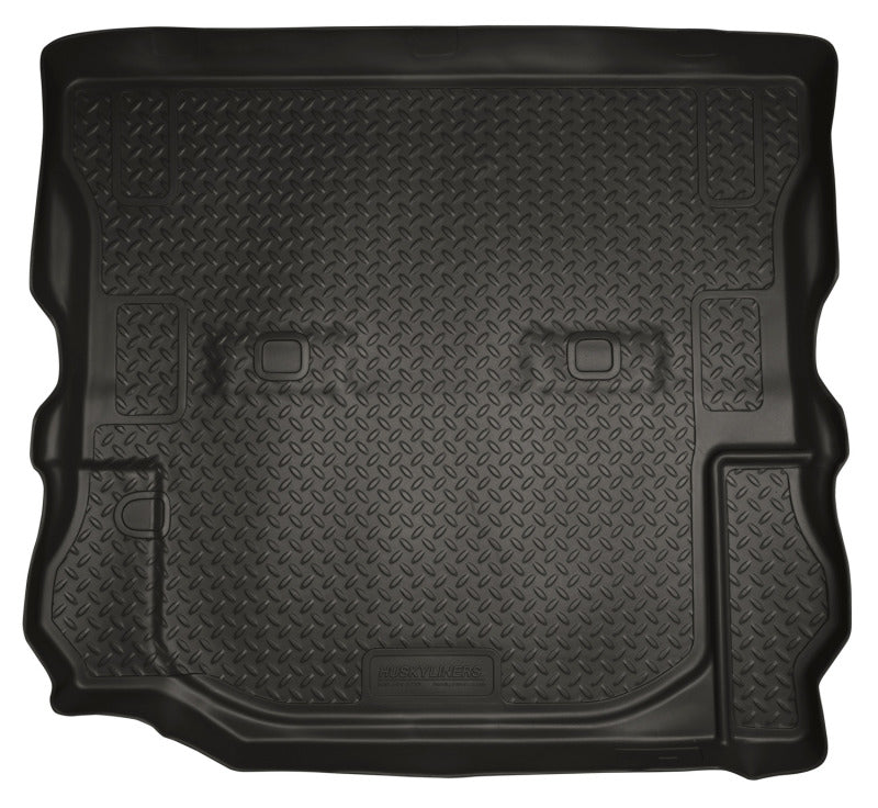 Load image into Gallery viewer, Husky Liners 07-10 Jeep Wrangler (2 Door) Classic Style Black Rear Cargo Liner
