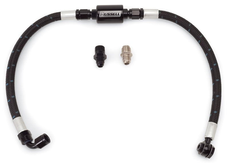 Load image into Gallery viewer, Edelbrock Fuel Hose Assembly Proclassic Finish w/ Competition Filter SBC
