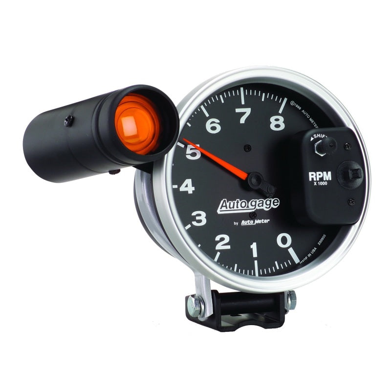 Load image into Gallery viewer, Autometer 5 inch 8000 RPM Monster Shift Lite Pedestal Tachometer
