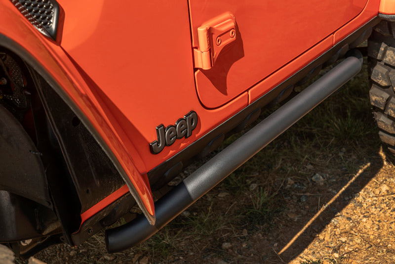 Load image into Gallery viewer, Rugged Ridge RRC Rocker Guards 18-20 Jeep Wrangler JL 2 Door
