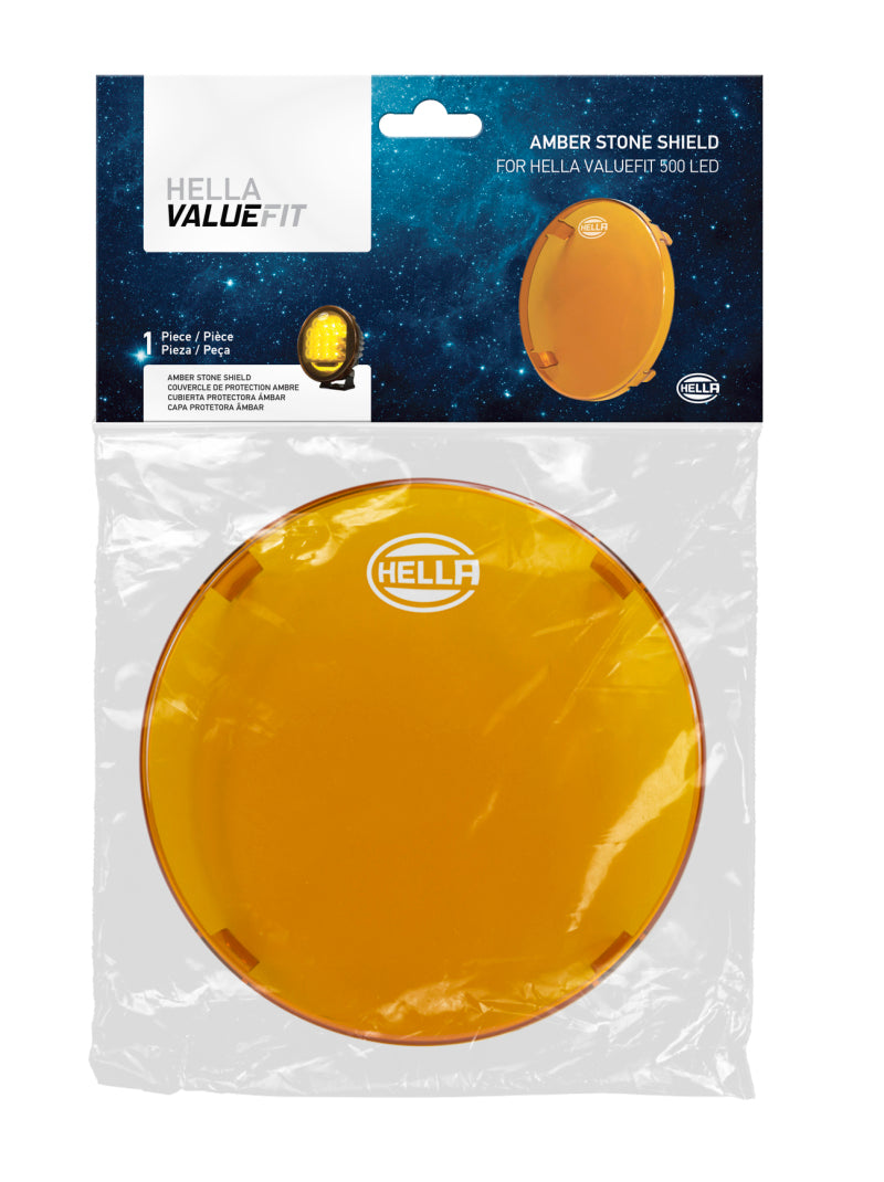 Load image into Gallery viewer, Hella 500 LED Driving Lamp 6in Amber Cover
