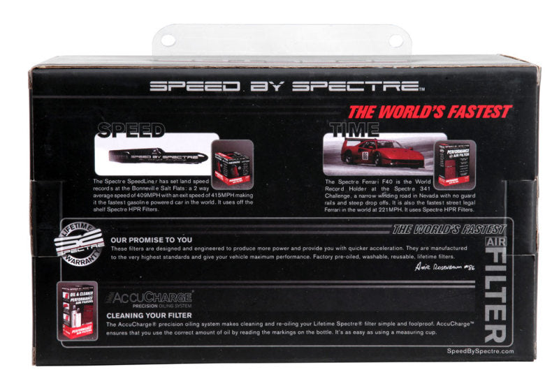 Load image into Gallery viewer, Spectre Adjustable Conical Air Filter 9-1/2in. Tall (Fits 3in. / 3-1/2in. / 4in. Tubes) - Red
