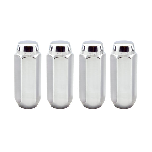 McGard Hex Lug Nut (Cone Seat / Duplex) M14X2.0 / 13/16 Hex / 2.25in. Length (4-Pack) - Chrome