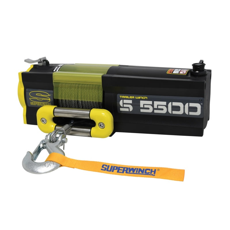 Load image into Gallery viewer, Superwinch 5500 LBS 12V DC 7/32in x 60ft Steel Rope S5500 Winch
