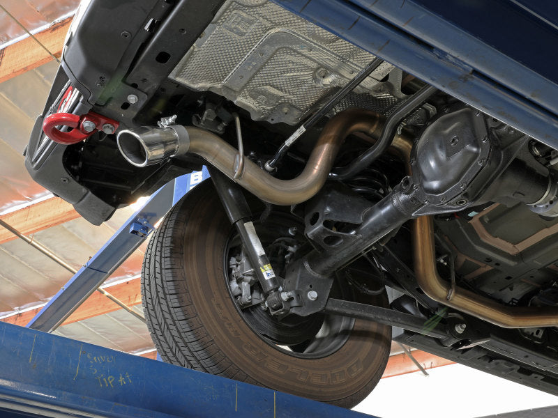 Load image into Gallery viewer, aFe MACH Force-Xp Axle-Back Exhaust System w/Polished Tip 18-20 Jeep Wrangler L4-2.0T / V6-3.6L
