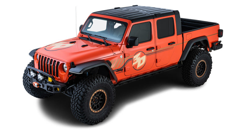 Load image into Gallery viewer, Rhino-Rack 20-21 Jeep Gladiator JT 4 Door 2 Base Backbone Mounting System
