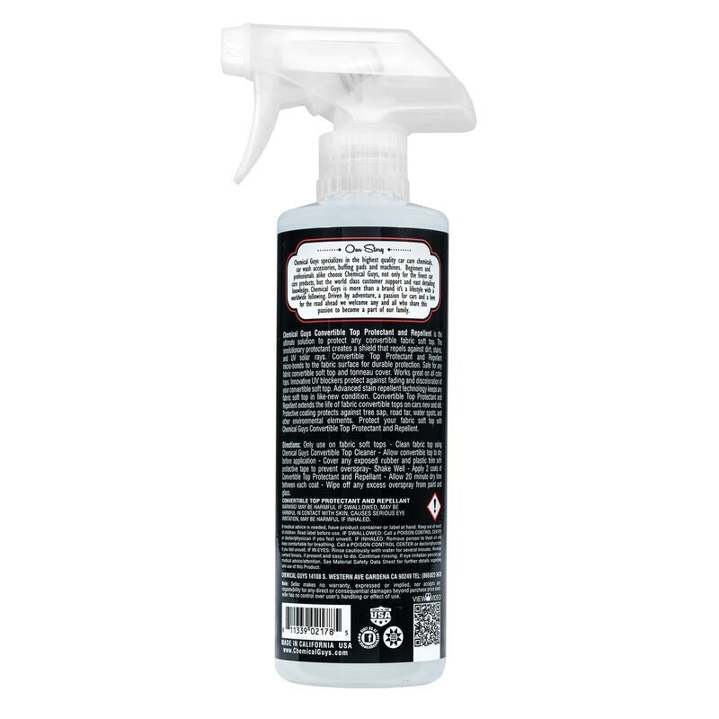 Load image into Gallery viewer, Chemical Guys Convertible Top Protectant &amp; Repellent - 16oz
