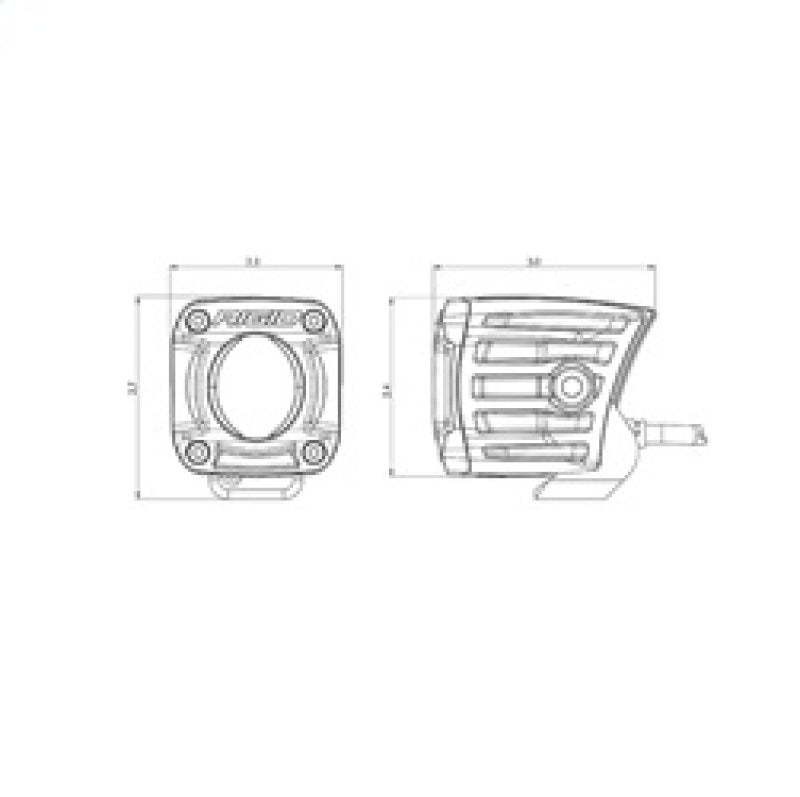 Load image into Gallery viewer, Rigid Industries Revolve Pod w/White Trim Ring - Pair
