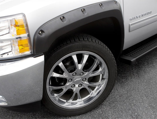 Lund 08-10 Ford F-250 Super Duty RX-Rivet Style Smooth Elite Series Fender Flares - Black (4 Pc.)