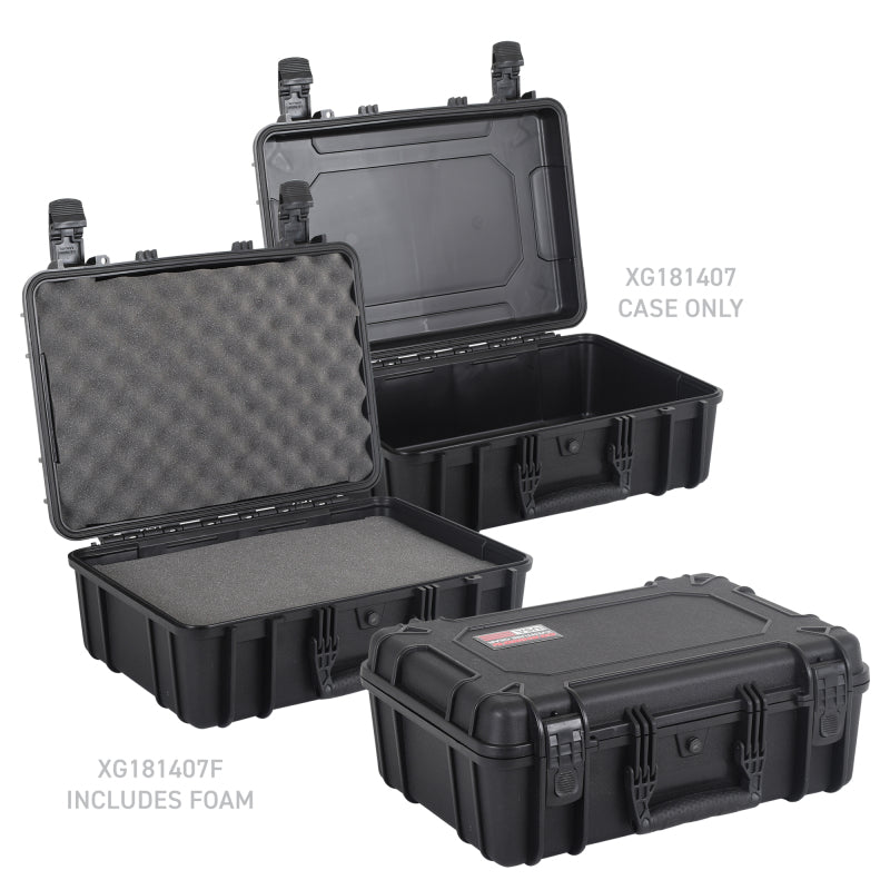 Load image into Gallery viewer, Go Rhino XVenture Gear Hard Case - Medium 18in. / Lockable / IP67 / Automatic Air Valve - Tex. Black
