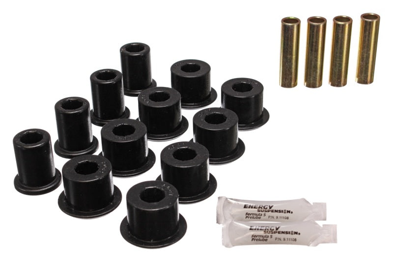 Load image into Gallery viewer, Energy Suspension 95-97 Toyota Tacoma / 89 4Runner / 89-95 Pick Up Black Rear Leaf Spring Shackle Bu
