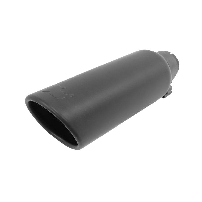 Load image into Gallery viewer, Go Rhino Exhaust Tip - Black - ID 2 1/4in x L 14in x OD 4in

