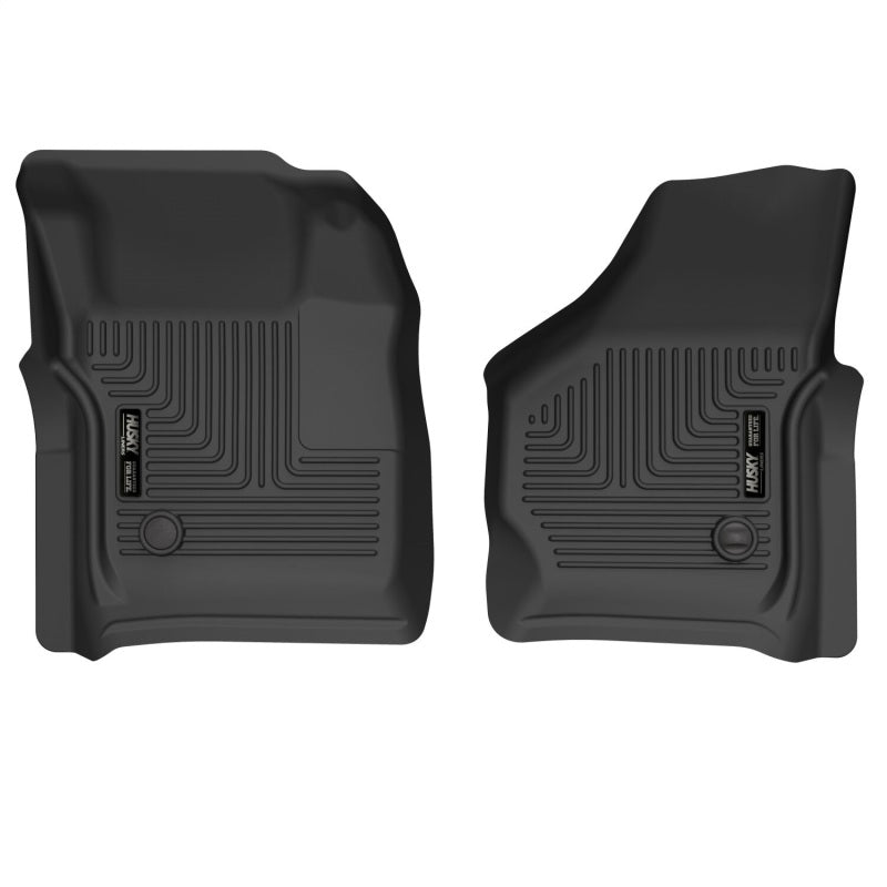 Load image into Gallery viewer, Husky Liners 99-07 Ford F-250 Super Duty Crew Cab X-act Contour Front Floor Liners (Black)
