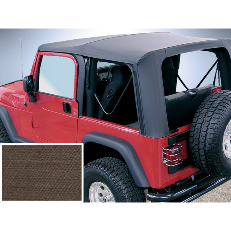 Load image into Gallery viewer, Rugged Ridge XHD S-Top Khaki Clear Windows 97-06TJ
