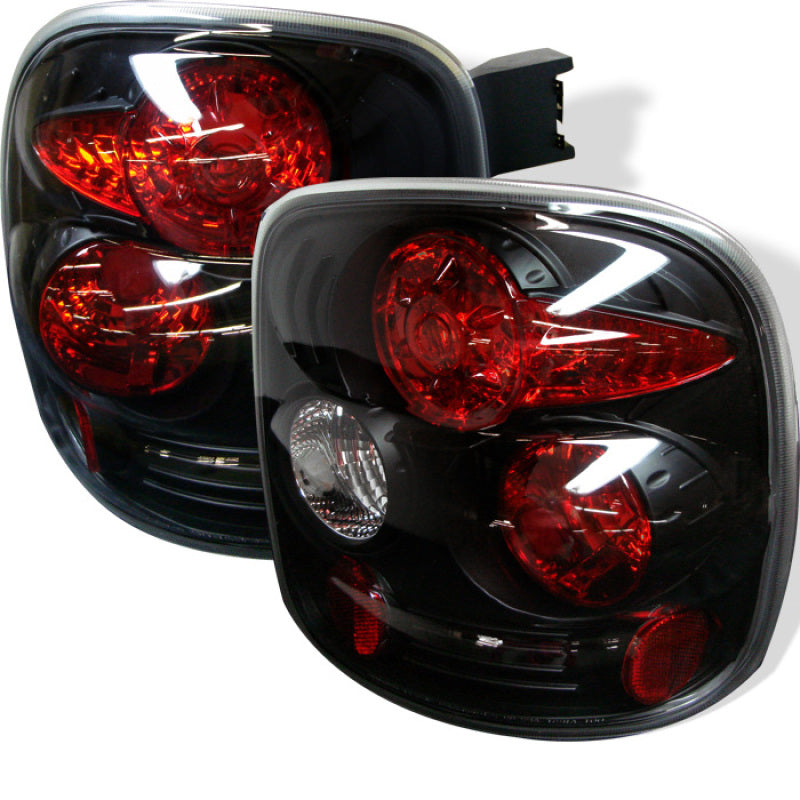 Load image into Gallery viewer, Spyder Chevy Silverado Stepside 99-04 Euro Style Tail Lights Black ALT-YD-CS99STS-BK

