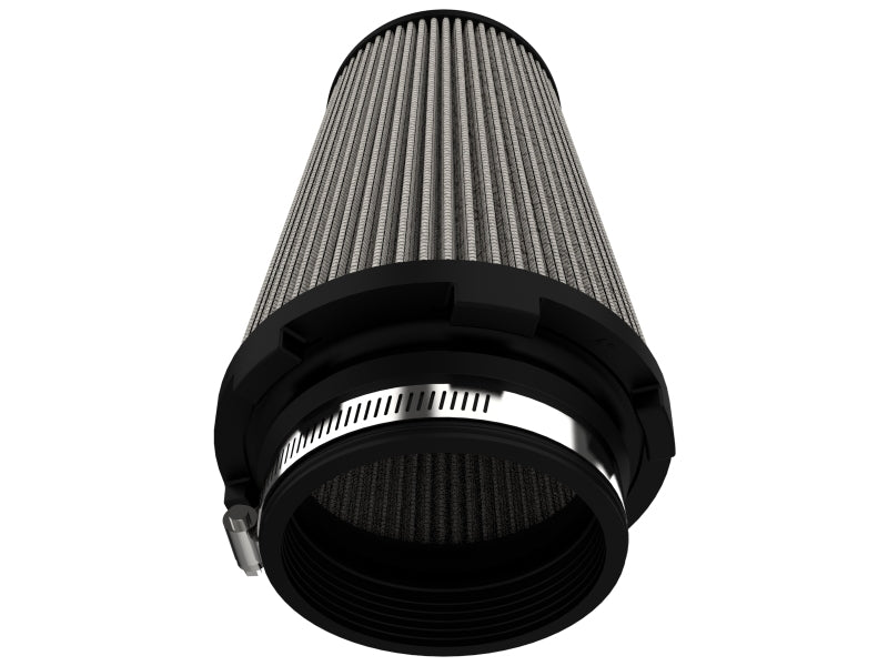 Load image into Gallery viewer, aFe MagnumFLOW Pro DRY S Universal Air Filter 4in F x 6in B x 4in T (Inv) x 8in H
