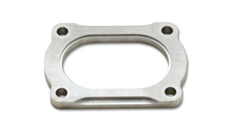 Load image into Gallery viewer, Vibrant T304 SS 4 Bolt Flange for 4in O.D. Oval tubing

