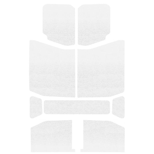 DEI 18-23 Jeep Wrangler JL 4-Door Boom Mat Headliner - 9 Piece - White