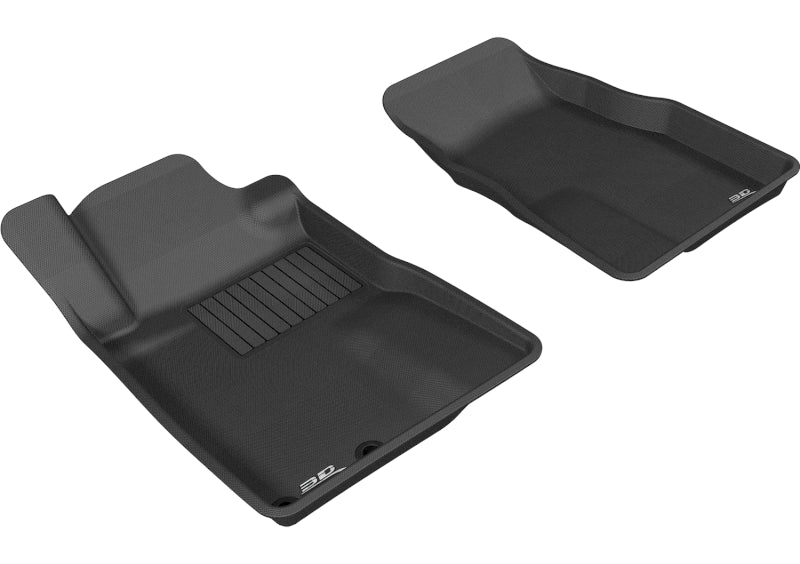 Load image into Gallery viewer, 3D MAXpider 2005-2009 Ford Mustang Kagu 1st Row Floormat - Black
