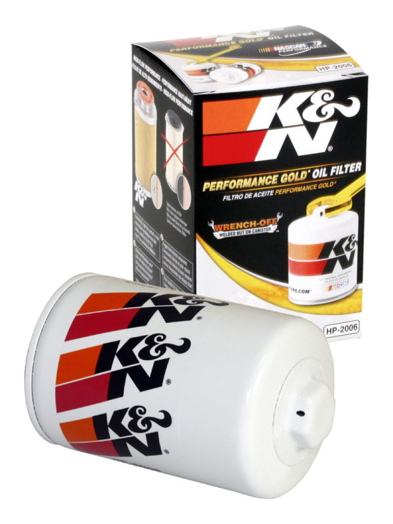 Load image into Gallery viewer, K&amp;N Universal Performance Gold Oil Filter
