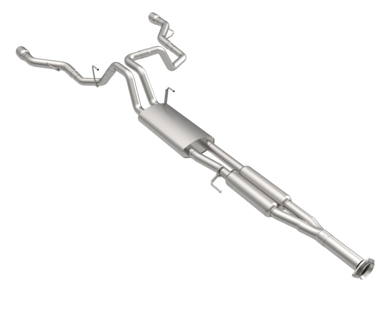 Load image into Gallery viewer, Kooks 21+ Ford F150 2.7/3.5/5.0L 3in Dual Cat-Back Rear Exit Exhaust w/Polished Tips
