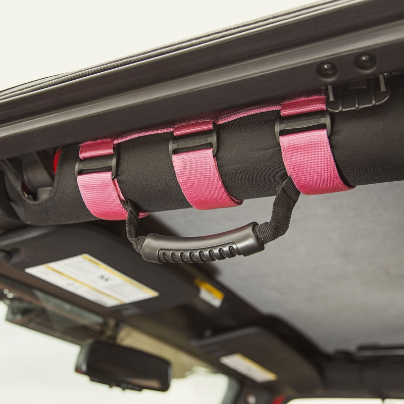 Load image into Gallery viewer, Rugged Ridge Ultimate Grab Handles Pink 55-20 CJ/Jeep Wrangler /JT
