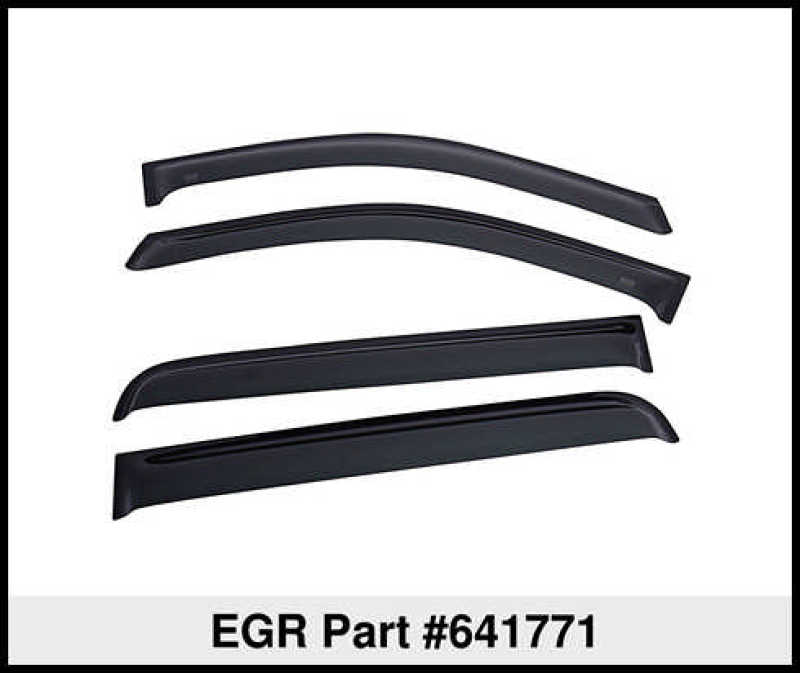 Load image into Gallery viewer, EGR 14+ Chev Silverado Crew Cab Tape-On Window Visors - Set of 4 (641771)
