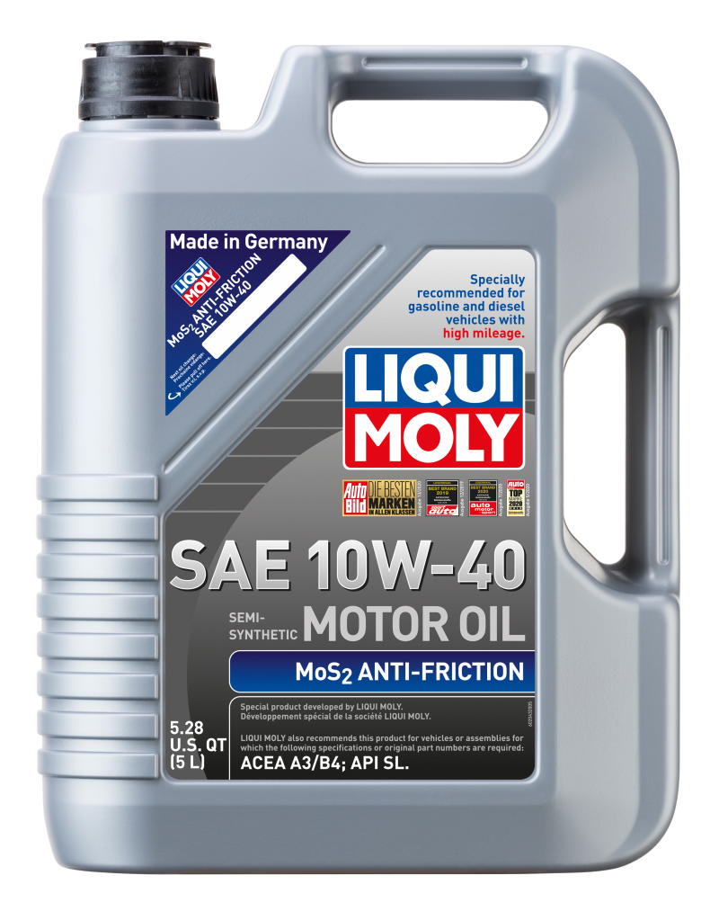 Load image into Gallery viewer, LIQUI MOLY 5L MoS2 Anti-Friction Motor Oil 10W40
