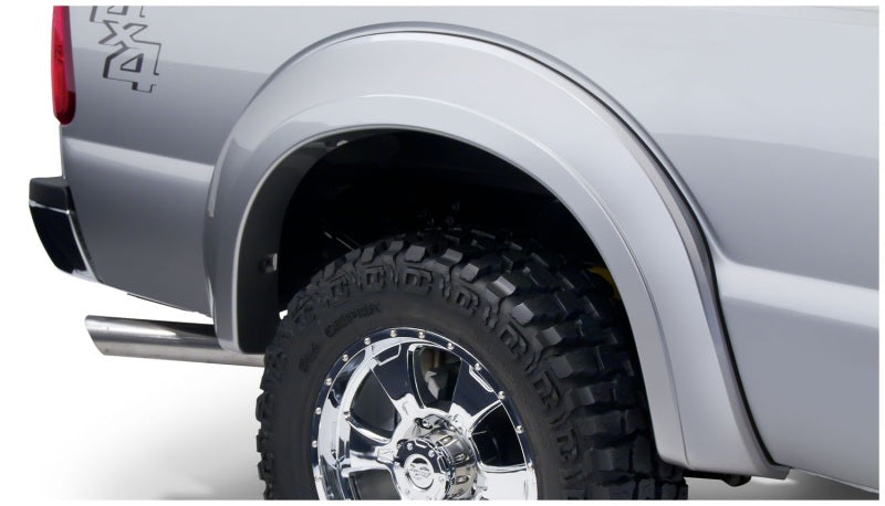 Load image into Gallery viewer, Bushwacker 11-16 Ford F-250 Super Duty Styleside Extend-A-Fender Style Flares 2pc - Black
