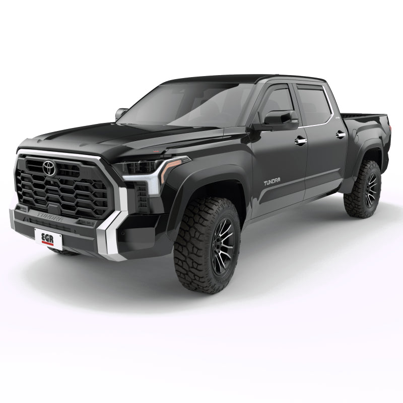 Load image into Gallery viewer, EGR 22-24 Toyota Tundra 66.7in Bed Summit Fender Flares (Set of 4) - Painted to Code Black
