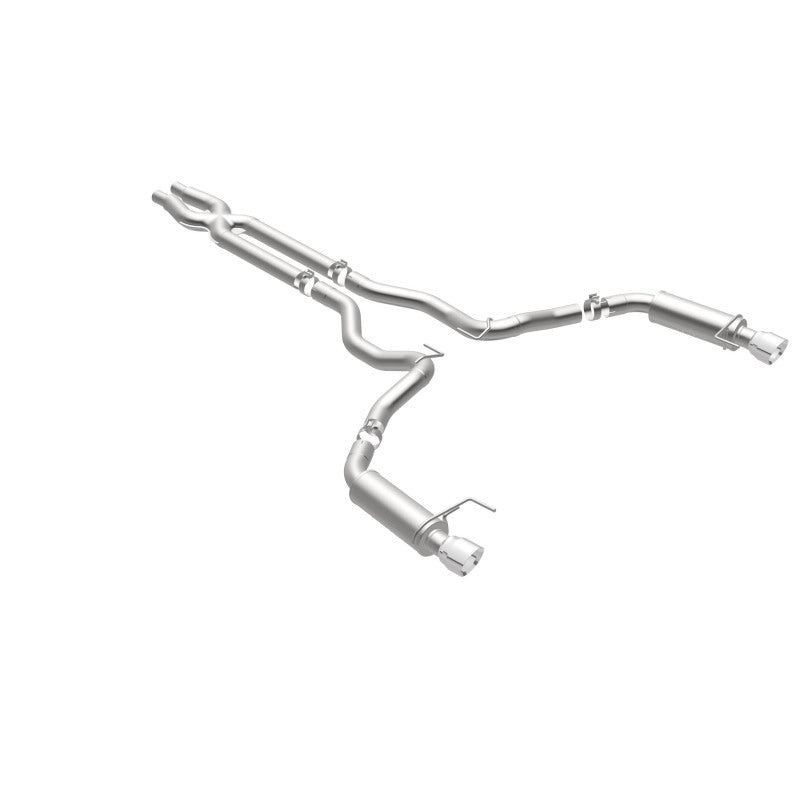 Load image into Gallery viewer, MagnaFlow Cat Back, SS, 3in, Competition, Dual Split Polished 4.5in Tips 2015 Ford Mustang GT V8 5.0
