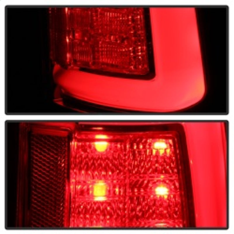 Load image into Gallery viewer, Spyder 13-14 Dodge Ram 1500 LED Tail Lights - Red Clear ALT-YD-DRAM13V2-LED-RC
