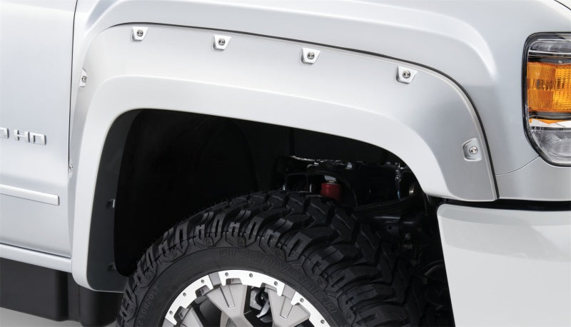 Load image into Gallery viewer, Bushwacker 15-18 GMC Sierra 2500 HD Pocket Style Flares 2pc - Black
