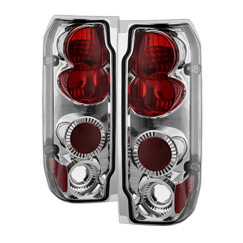 Load image into Gallery viewer, Spyder Ford F150 87-96/Ford Bronco 88-96 Euro Style Tail Lights Chrome ALT-YD-FF15089-C
