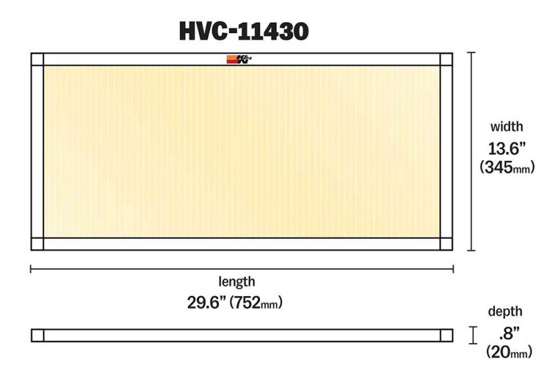 Load image into Gallery viewer, K&amp;N HVAC Filter - 14 x 30 x 1
