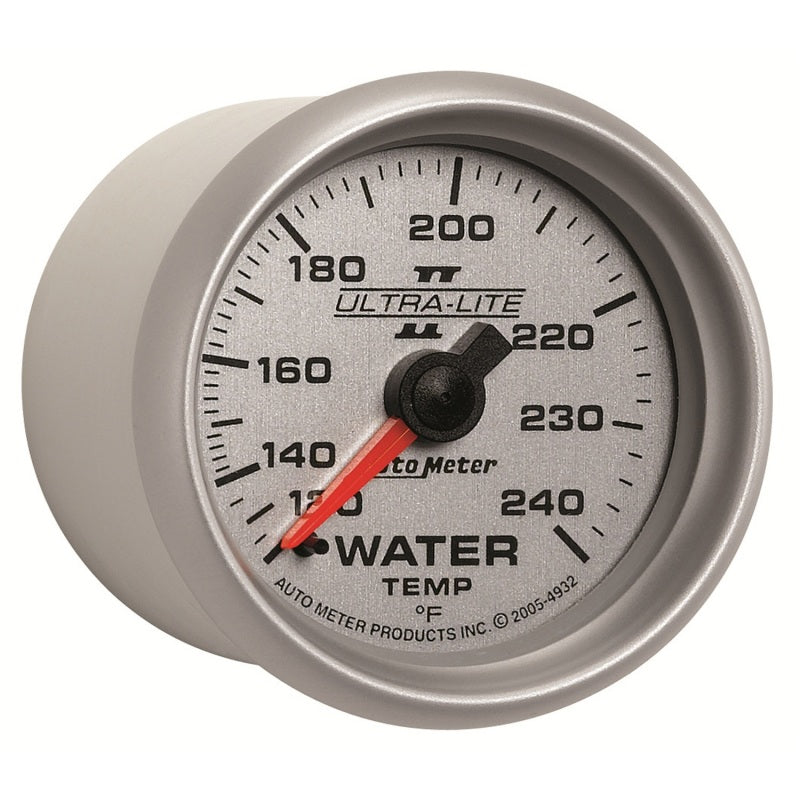 Load image into Gallery viewer, Autometer Ultra-Lite II 52mm 120-240 Deg F Mechanical Water Temp Gauge
