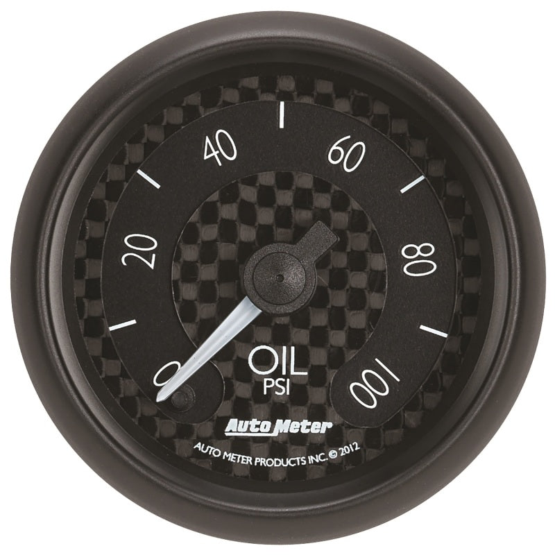 Load image into Gallery viewer, Autometer GT Series 52mm Full Sweep Electronic 0-100 PSI Oil Pressure Gauge
