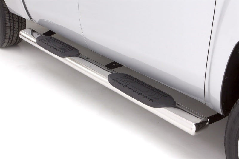 Load image into Gallery viewer, Lund 99-13 Chevy Silverado 1500 Std. Cab 6in. Oval Straight SS Nerf Bars - Polished

