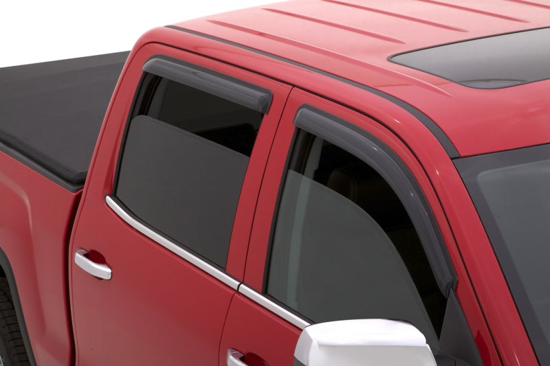 Load image into Gallery viewer, AVS 15-18 Chevy Silverado 2500 Crew Cab Ventvisor Outside Mount Window Deflectors 4pc - Smoke
